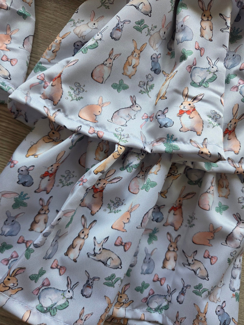 Conjunto Cute Falda y Calentadores Estampado de Conejitos