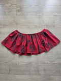 Micro Falda Tiro Bajo de Rosas